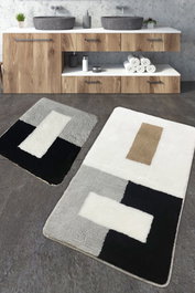 Mijölnir Juego de alfombrillas de baño Roin Multicolor
